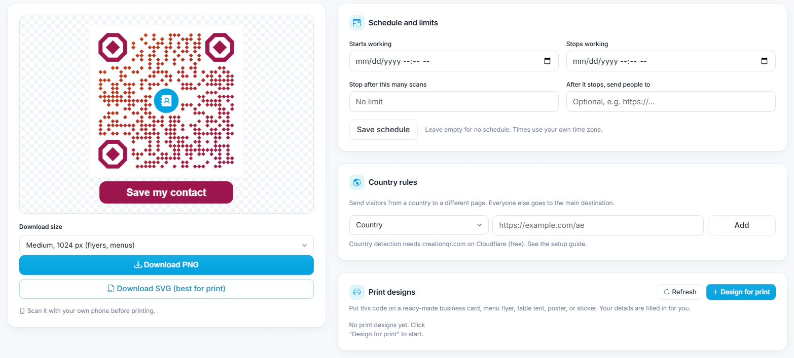 Secure QR code management in IMQRScan with PIN protection and team roles